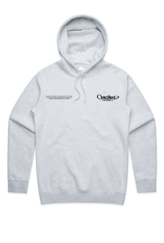 Ourhood Community Grey Logo Hoodie